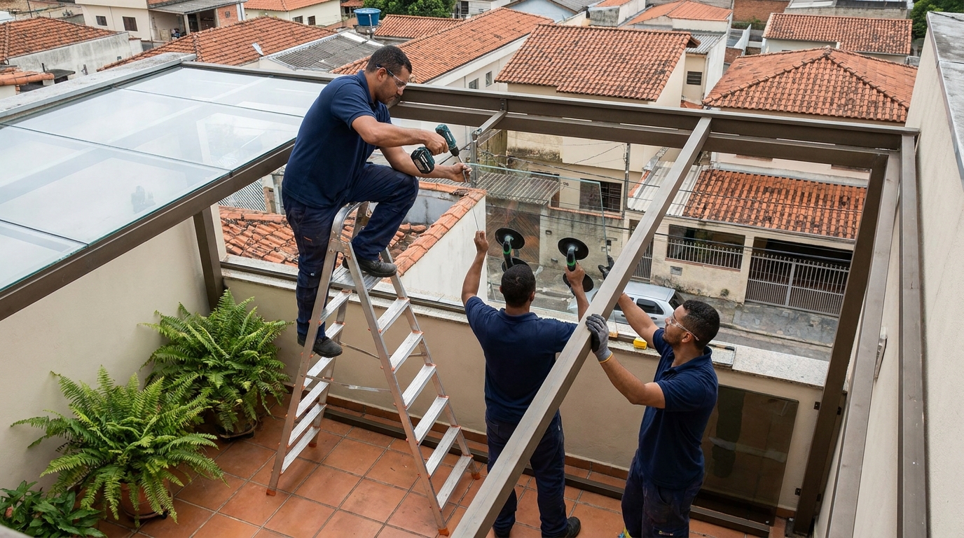 Cobertura de Vidro em Petrópolis‑RJ